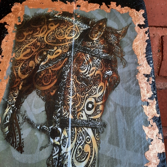 Hand Crafted Other - * SALE / Hand Crafted  /  Unique bronze horse painting   / Perfect for Gifts